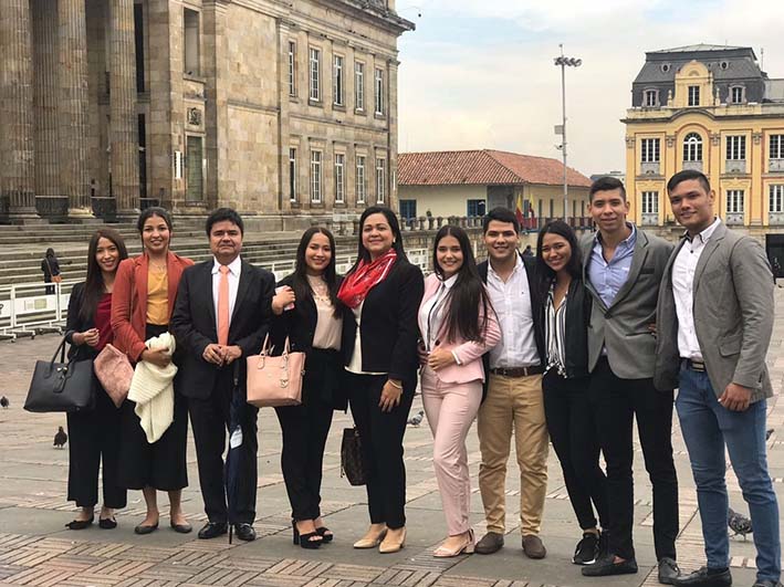 Los estudiantes del Programa de Derecho de la Universidad Sergio Arboleda, Santa Marta, hicieron recorrido por las Altas Cortes, la Casa de Nariño y el Congreso de la República de Colombia.