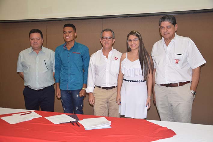 Álvaro Daza, José Miguel Linares, Alfredo Araujo, José José Martínez Gamero y Valentina Miranda