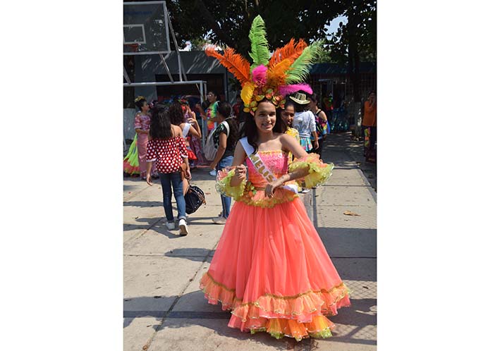 Melissa Miranda, capitana del Carnaval.
