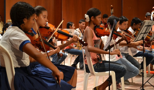 Cajamag lanzó los cursos sinfónicos para niños y adultos. 