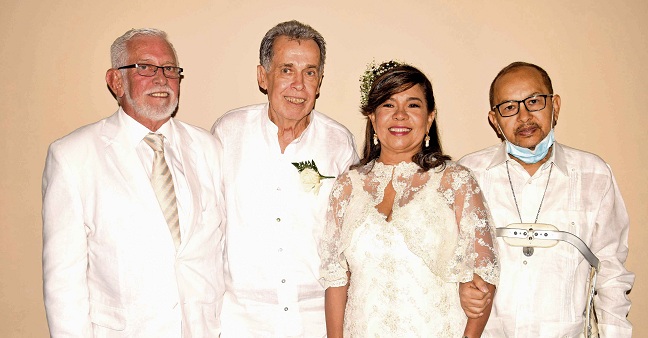 Pedro Escobar de Andreis, Horacio Escobar Luque, Carlos Escobar de Andreis y Ruth María Escobar Luque.