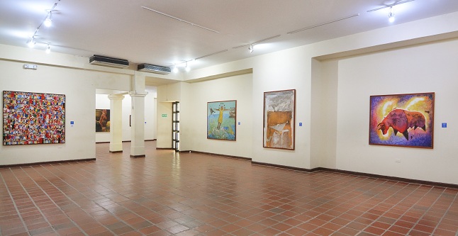 Una de las salas del Museo Bolivariano de Arte Contemporáneo - Quinta de San Pedro Alejandrino.