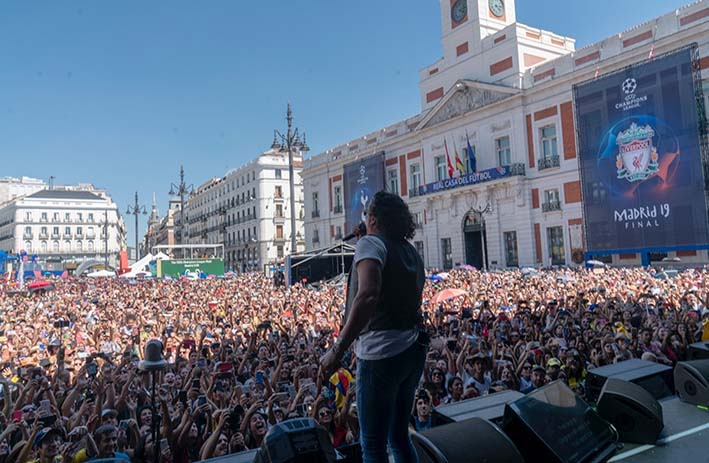Madrid coreaba las canciones de Carlos Vives como si fueran colombianos.
