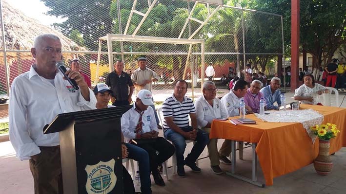 El homenaje estuvo presidido por las autoridades administrativas incluyendo el alcalde de Aracataca Pedro Sánchez Rueda.