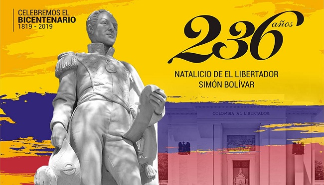 Desde las 6:00 pm en el Museo Bolivariano de Arte Contemporáneo –Quinta de San Pedro Alejandrino, se realizará la conmemoración del natalicio del Libertador.