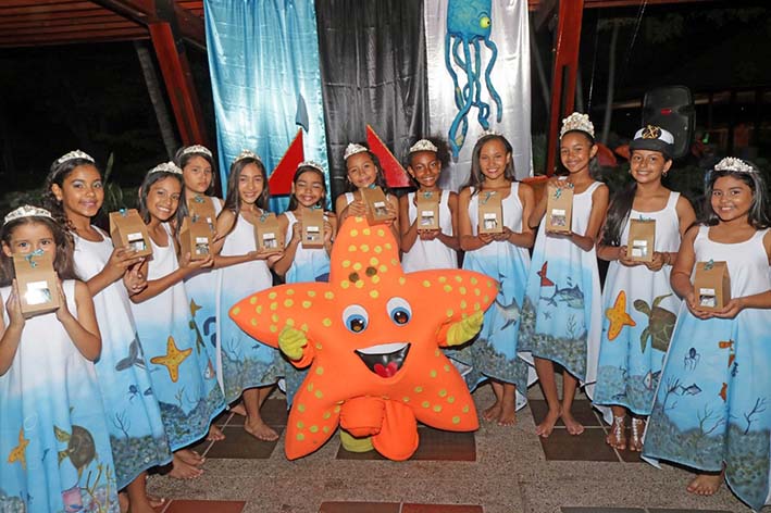 Para esta nueva versión del Festival Infantil Nacional e Internacional de Mar, participaron 10 niñas de distintas localidades de la ciudad y el departamento. 