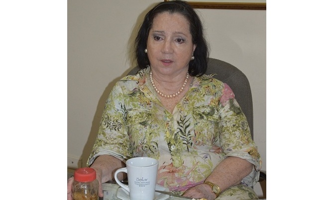 Zarita Abelló de Bonilla, directora del Museo Bolivariano de Arte Contemporáneo.