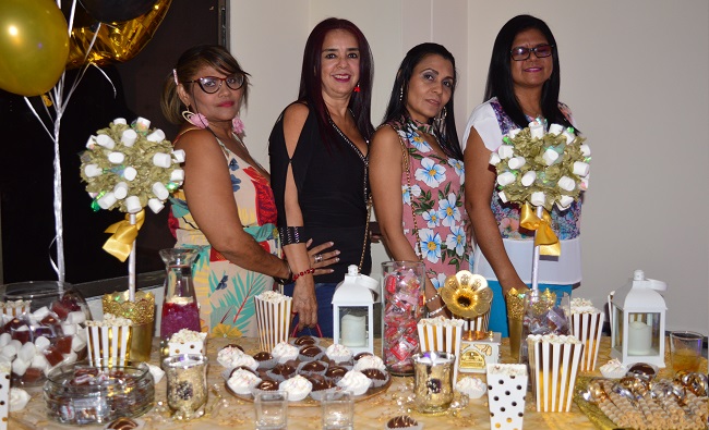 Jacquelin Brito, Luz Marina Correa, Patricia López y Mildred Garcia.
