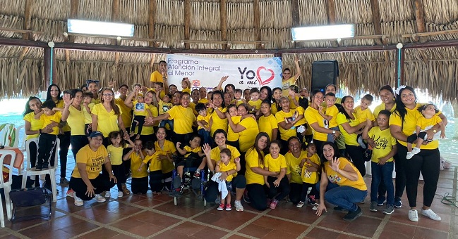 Con una fiesta llena de música, baile y mucha alegría se realizó el cierre del programa de Atención Integral al Menor de Cajamag.