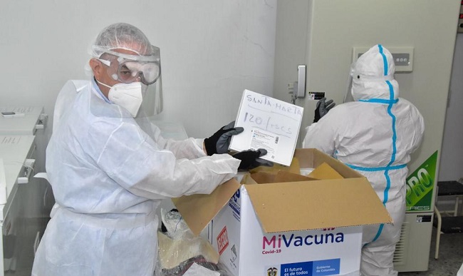 Las 720 vacunas destinadas para la ciudad fueron distribuidas en las cuatro IPS mencionadas. 