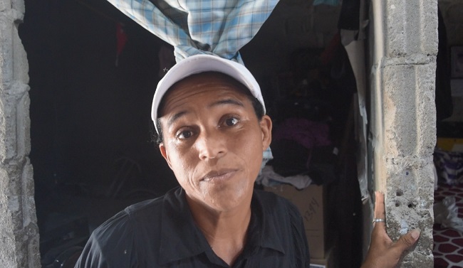Clara Díaz Ortiz, madre de Luis M. Marín, menor de 17 años, fallecido.