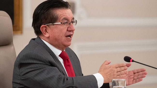 Fernando Ruiz, ministro de Salud de Colombia.