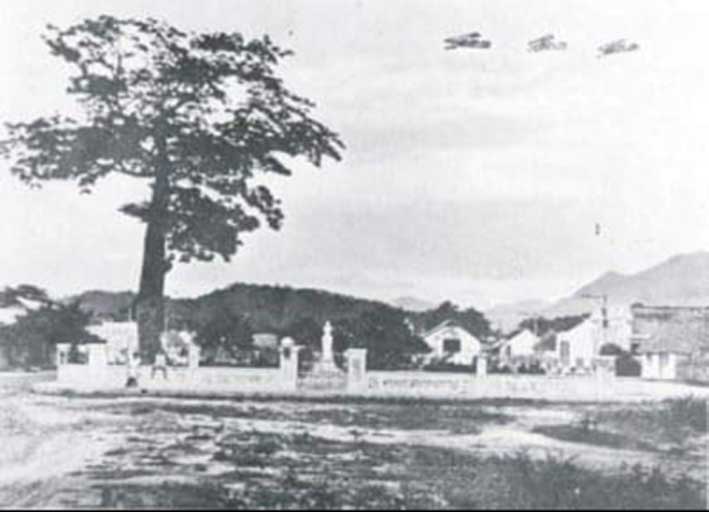 Antiguo Parque Estevez en Mamatoco en el siglo XIX, hoy cancha múltiple deportiva.