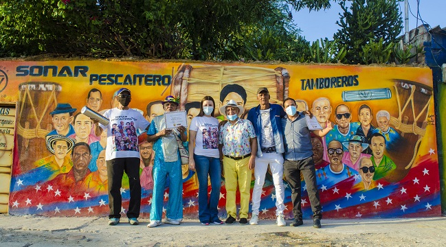 Cultores del sector fueron homenajeadas en medio de una colorida celebración al son de la tambora.