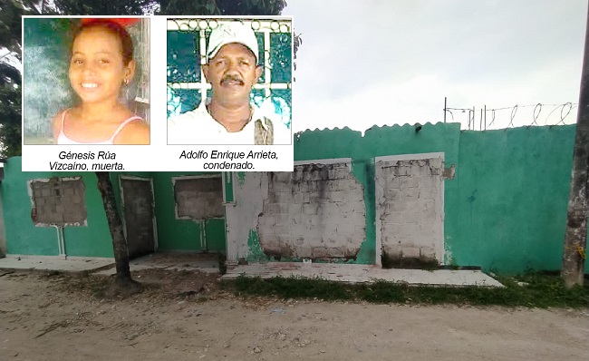 En esta residencia ubicada en el barrio Porvenir de Fundación, Magdalena, fue hallado el cadáver de la niña Génesis Rúa Vizcaíno.