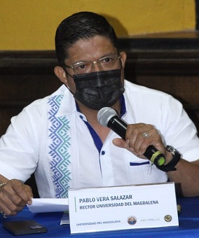 Pablo Vera Salazar, Rector de la Universidad del  Magdalena.
