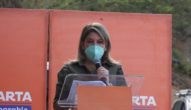 Virna Johnson, alcaldesa de Santa Marta.
