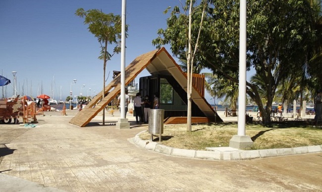 Según el denunciante al Camellón de la Bahía le hace falta el Teatro del Mar, lugar donde se realizaría la Fiesta del Mar.