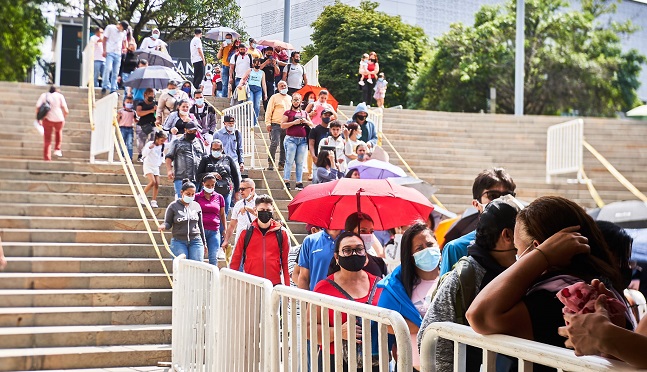 En total son 451 municipios los cuáles a corte de 23 de febrero de 2022 pasaron la barrera de 70 % de vacunación con esquema completo.