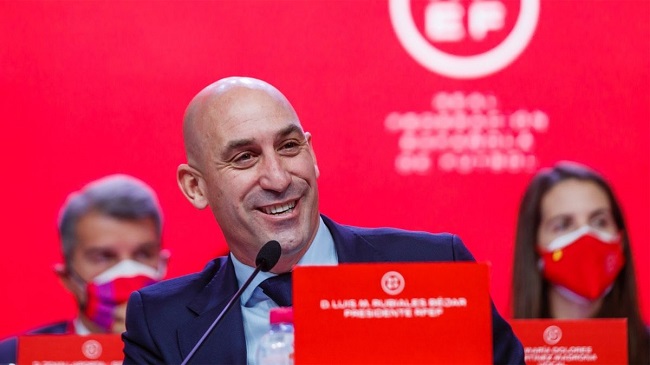 Luis Rubiales, presidente de La Real Federación Española de Fútbol.