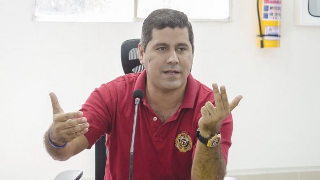 Efraín Lozano Dueñas, concejal del Distrito de Santa Marta.