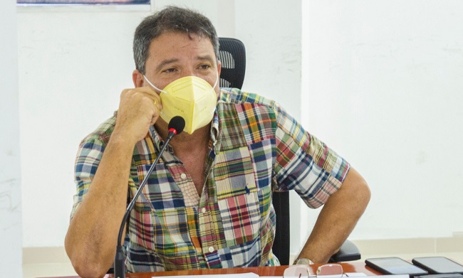 Juan Carlos Palacio, concejal del distrito de Santa Marta.
