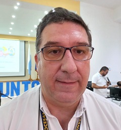 Cecilio Andrés Carmona, coordinador de pastoral del colegio Diocesano San José.