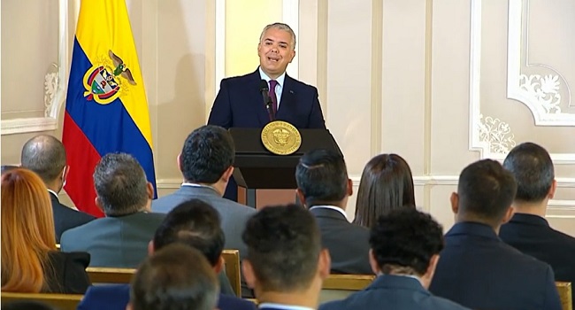El presidente Iván Duque aseguró que de esa forma su gobierno sigue transformando la entidad para brindarle un mejor servicio a Colombia. Foto archivo