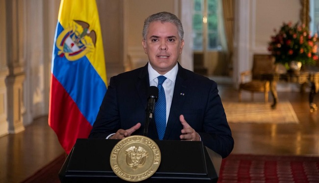 El presidente Iván Duque consideró que se debe ejercer un gran ejemplo de defensa de la libertad económica y garantizar la independencia del Congreso, del poder judicial, y que se le den todas las garantías a la prensa libre para operar.