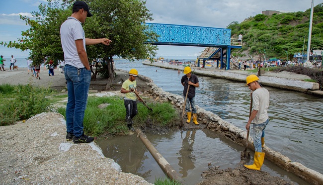 La Edus trabaja por la finalización de esta intervención importante para la economía y calidad de vida de los habitantes y turistas en el sector.