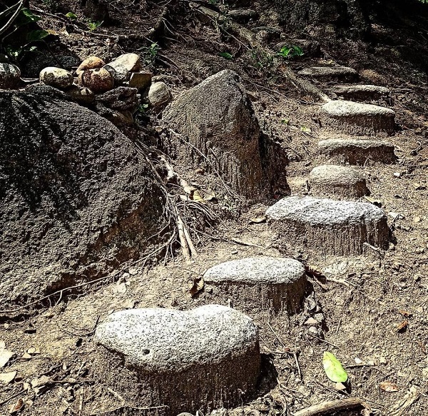 Caminos prehispánicos elaborados con piedras que se caracterizaban por estar conectados entre sí.