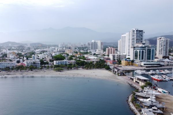 Panorámica de Santa Marta.