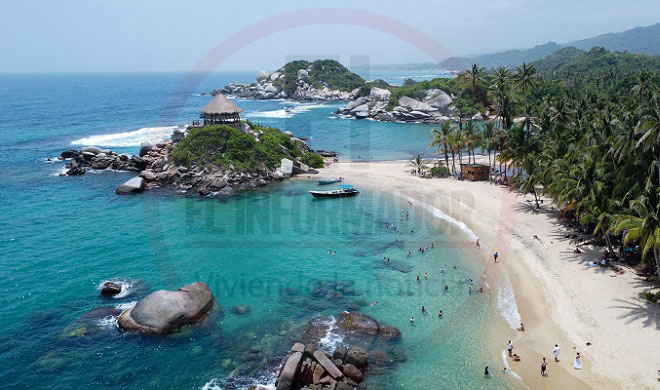 Cabo San Juan del Guía es uno de los destinos turísticos más populares del Parque Tayrona, destacado por su exuberante vegetación y gran variedad de flora y fauna. Derechos Reservados/ELINFORMADOR