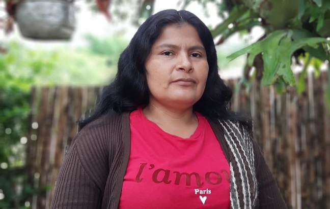 Digneri Izquierdo Izquierdo, arhuaca y comisaria indígena de la comunidad de Aty kwakumuke.