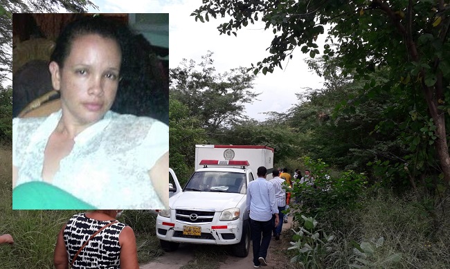 El cuerpo sin vida de Marta Avendaño fue encontrado en una trocha cercana a la vía Santa Marta-Ciénaga.