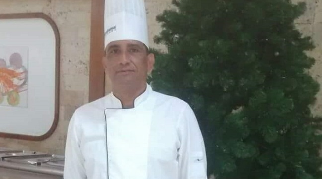 Juan Carlos Escorcia Manjarrez, chef hotelero. 