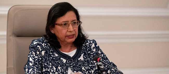 La representante de la OPS/OMS en Colombia, Gina Tambini. 