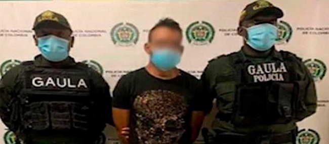 Según las autoridades Anderson Maldonado alias ‘Jacobo’ ya había sido capturado en flagrancia en 2014, cuando cometía una extorsión en Popayán.