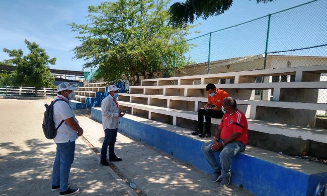 Entre las acciones se viene realizando la caracterización e inventario de estos espacios deportivos en conjunto con las alcaldías locales. 