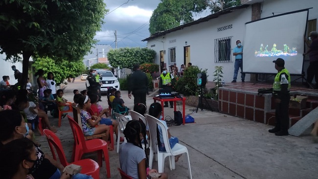 Los niños de estos municipios fueron los más beneficiados con estas actividades recreativas llevadas a cabo por la Policía del Magdalena.