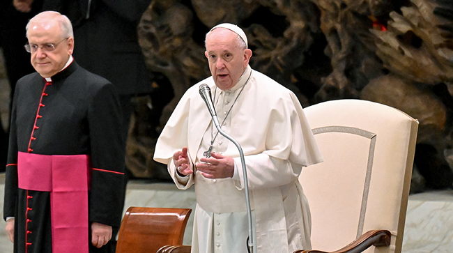 El papa Francisco.