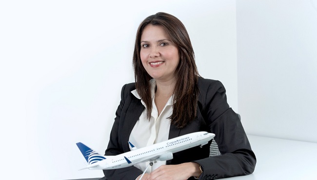 Paola Castaño, gerente de ventas de Copa Airlines para Colombia.