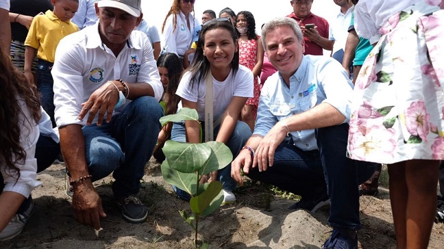 La intervención de esta zona prevé la siembra de unas 15.000 plántulas de uva de playa.