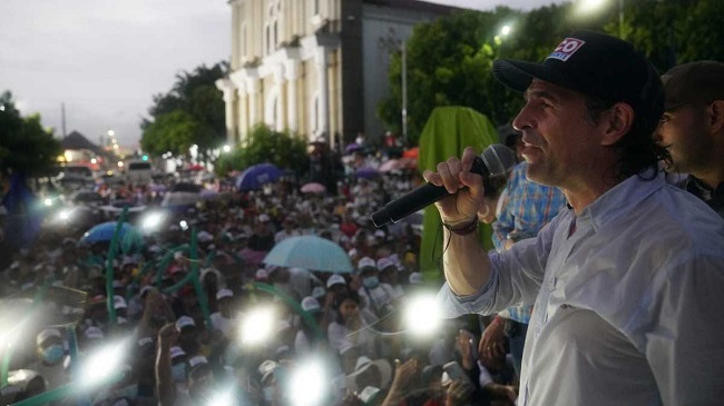 Federico Gutiérrez, candidato presidencial de Equipo Por Colombia, ha venido llenando plazas en las ciudades donde ha estado exponiendo sus propuestas de gobierno.