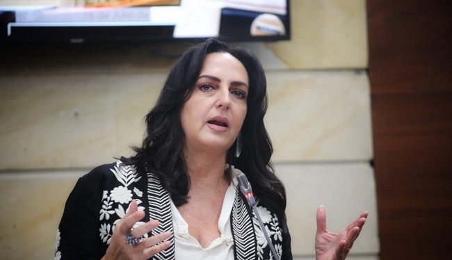 María Fernanda Cabal, senadora del partido Centro Democrático.