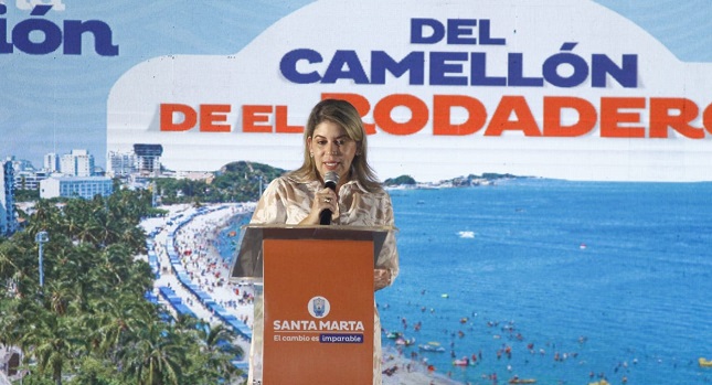 La alcaldesa Virna Johnson manifestó que esta obra es entregada en beneficio de una mejor calidad de vida de las personas que trabajan y viven de este sector turístico.