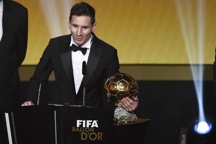 El argentino, Lionel Messi consiguió su quinto Balón de Oro