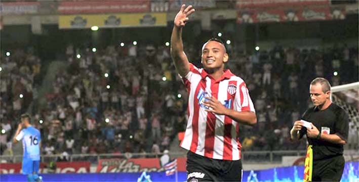 Jarlan Júnior Barrera Escalona, actualmente milita en el Atlético Junior.