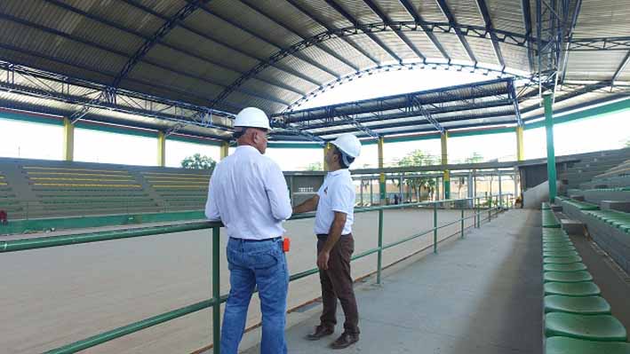 Se estima pues que el día 8 de octubre se haga una entrega previa  de las obras en el coliseo con el fin de que el Comité de Juego Bolivarianos 2017 haga las observaciones.