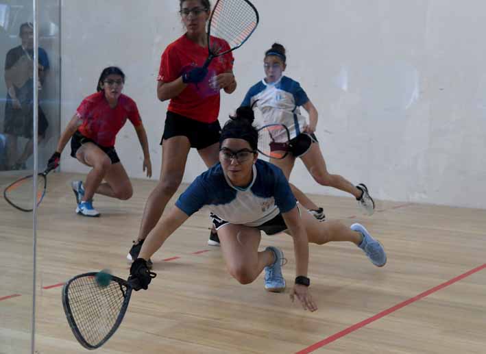 Bolivia le ganó la de oro a Guatemala en dobles femenino.
